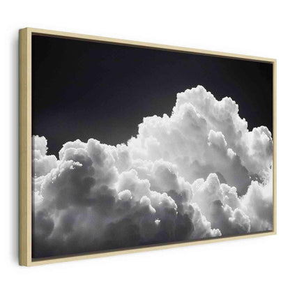 Leinwandbild - Discover the Endless Play of Sunlight – Clouds and Shadows in the Sky Artgeist