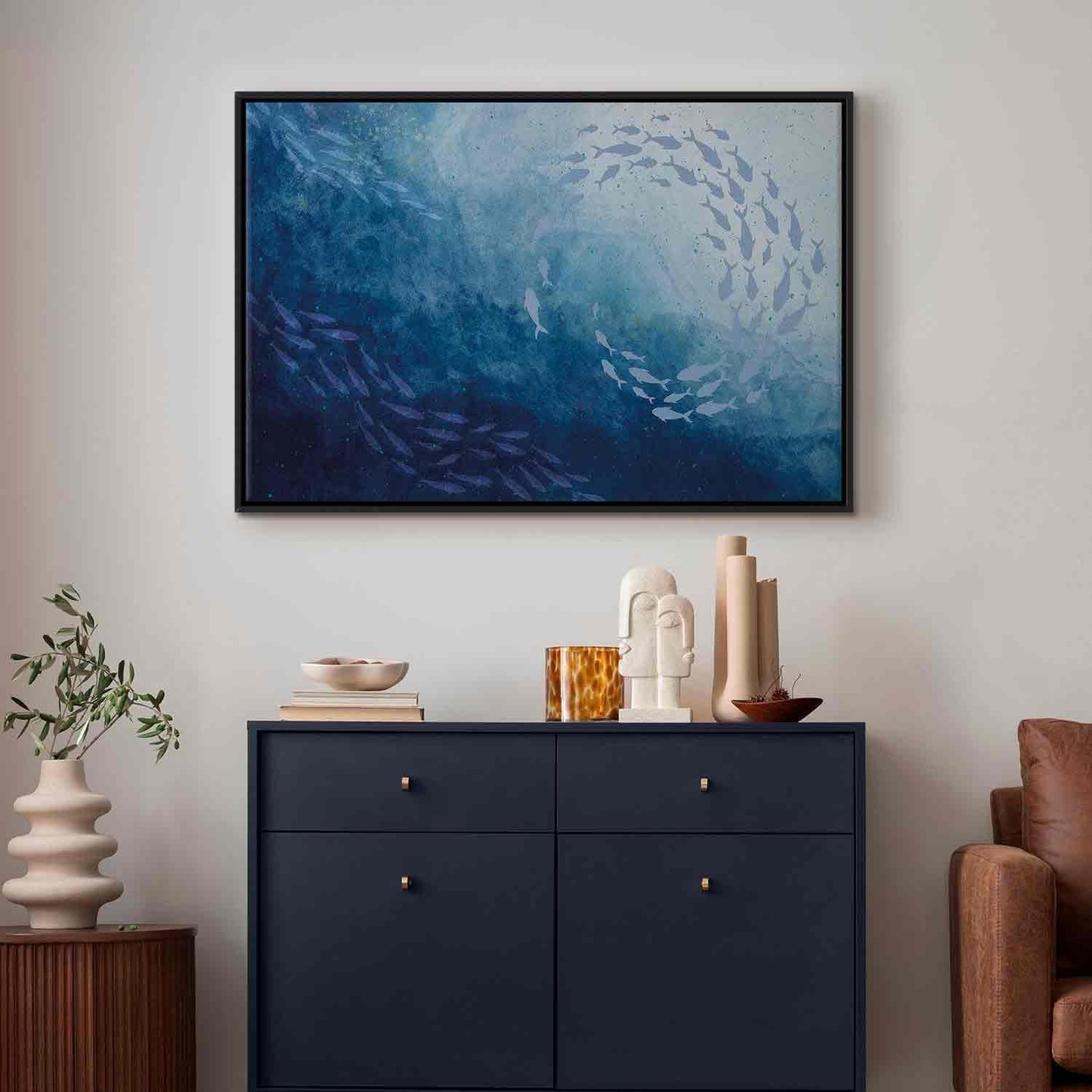 Leinwandbild - Sea depths