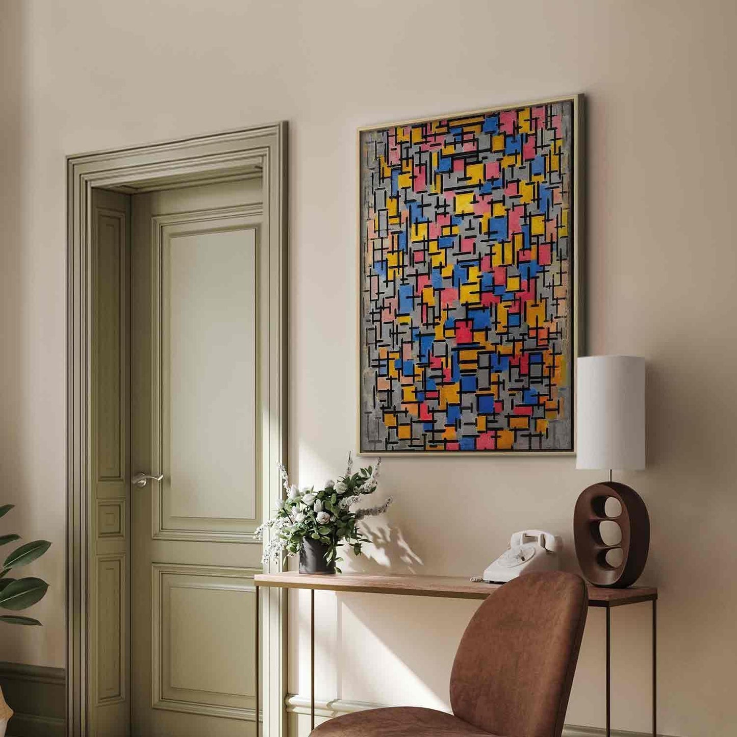 Leinwandbild - Piet Mondrian – Composition