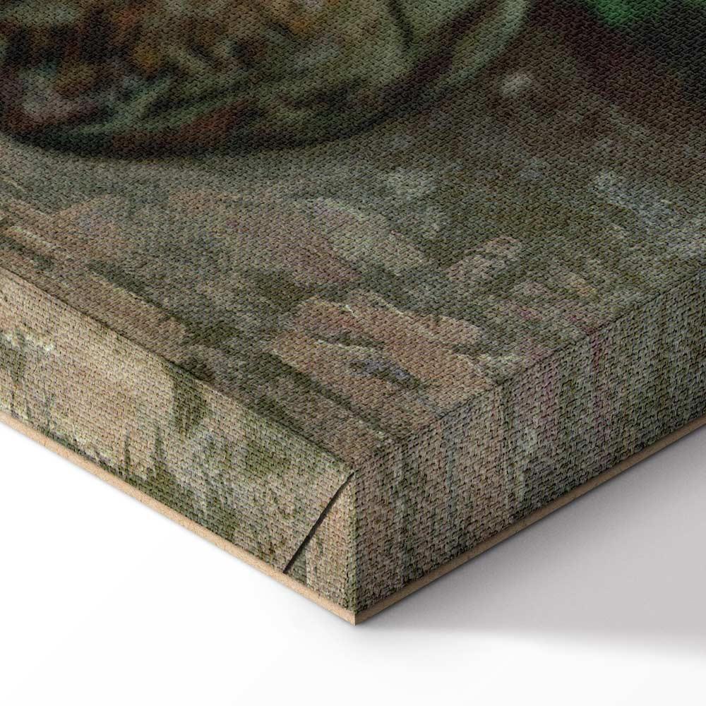 Leinwandbild - Vincent Van Gogh – Vase of Hollyhocks