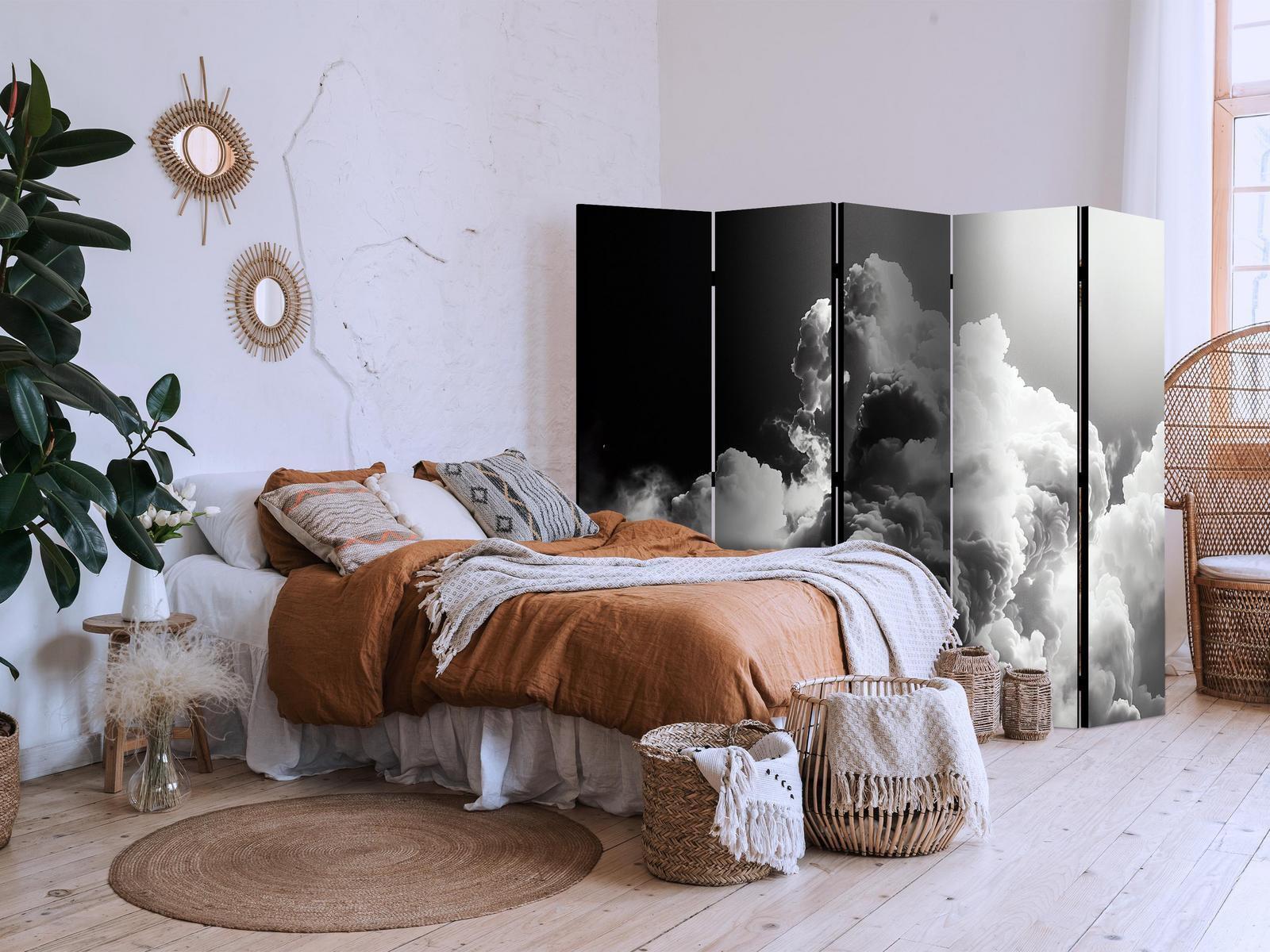 Paravent - Clouds Like a Dream: Let the Sun Light Up Your Day – A Visual Feast Artgeist