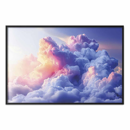 Poster - Clouds Like Painted: Artistic Dawn Brushes Painting the Sky