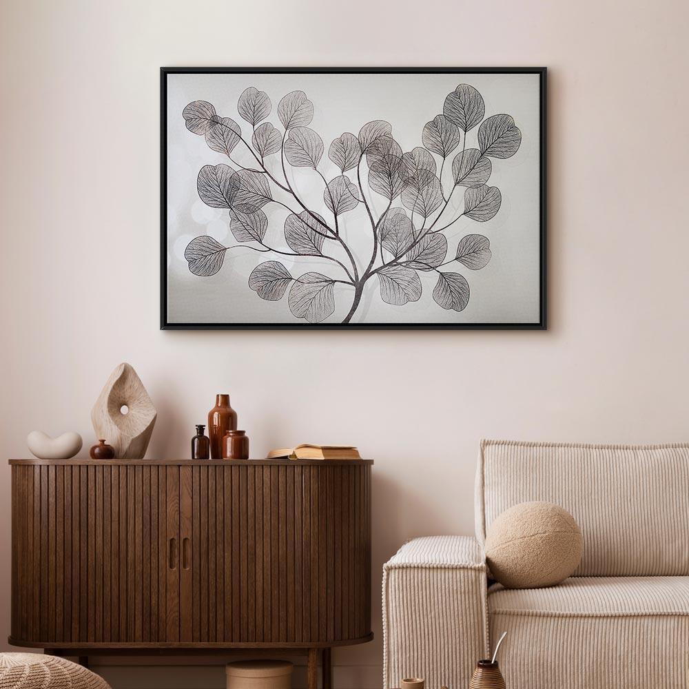 Leinwandbild - Leaves in the Wind (1 Part) Wide