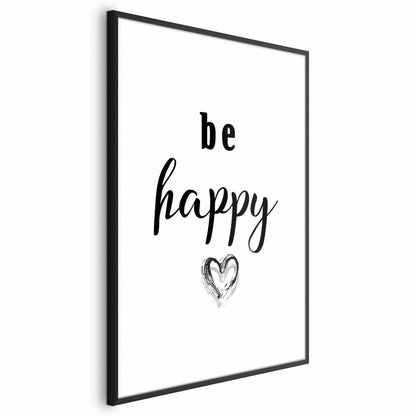 Poster - Be Happy Artgeist