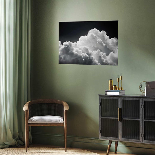 Poster - Discover the Infinite Play of Sunlight – Clouds and Shadows in the Sky Artgeist