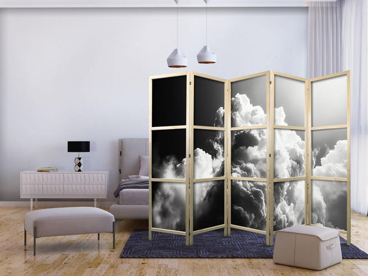 Japanischer Paravent - Clouds Like from Dreams: Let the Sun Illuminate Your Day – A Visual Feast Artgeist