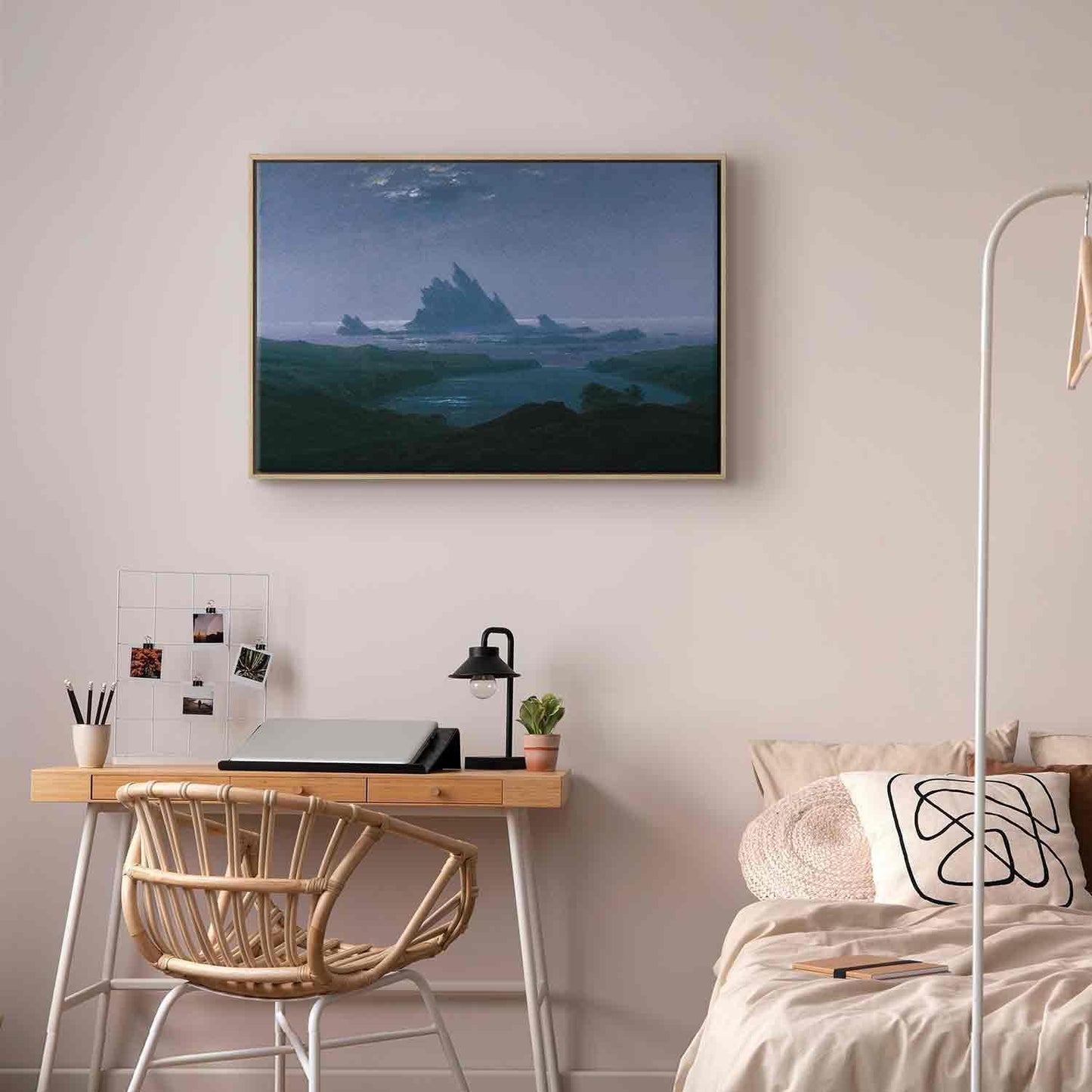 Leinwandbild - Caspar David Friedrich – Cliff reef on the beach