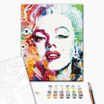 Malen nach Zahlen - Charming Marilyn
