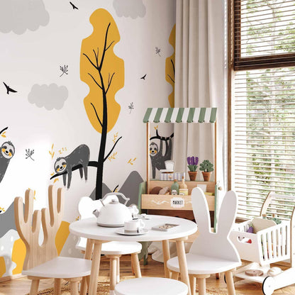 Fototapete - Cute Sloths