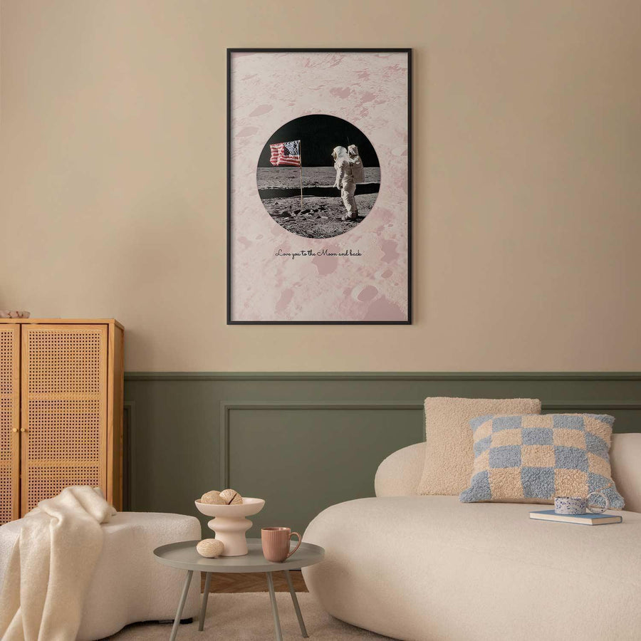 Poster - Love You to the Moon and Back Artgeist