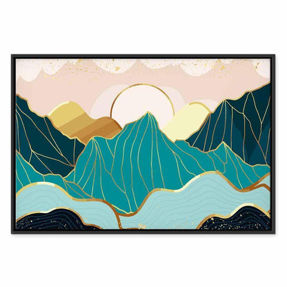 Leinwandbild - Green Pastures (1 Part) Wide