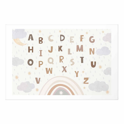 Poster - Letters in Muted Colors
