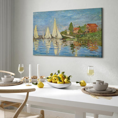 Leinwandbild - Claude Monet – Regattas at Argenteuil