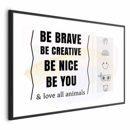 Poster - Be Yourself Artgeist