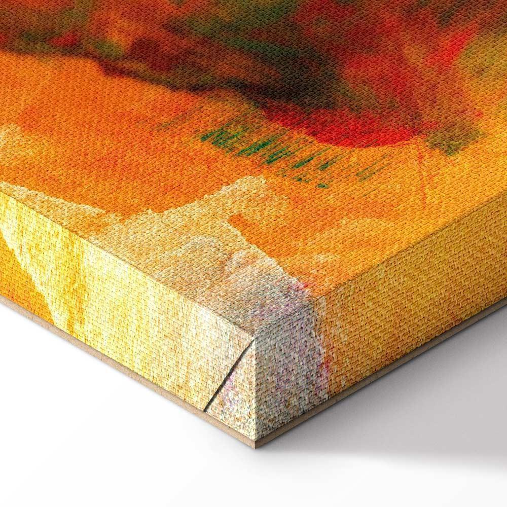 Leinwandbild - Explosion of Wild Colors (1 Part) Wide