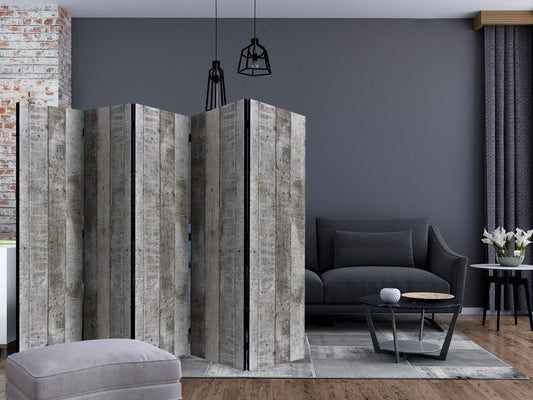 Paravent - Concrete Timber II Artgeist