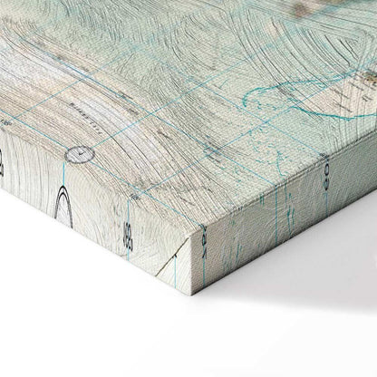 Leinwandbild - World Map: Beautiful World