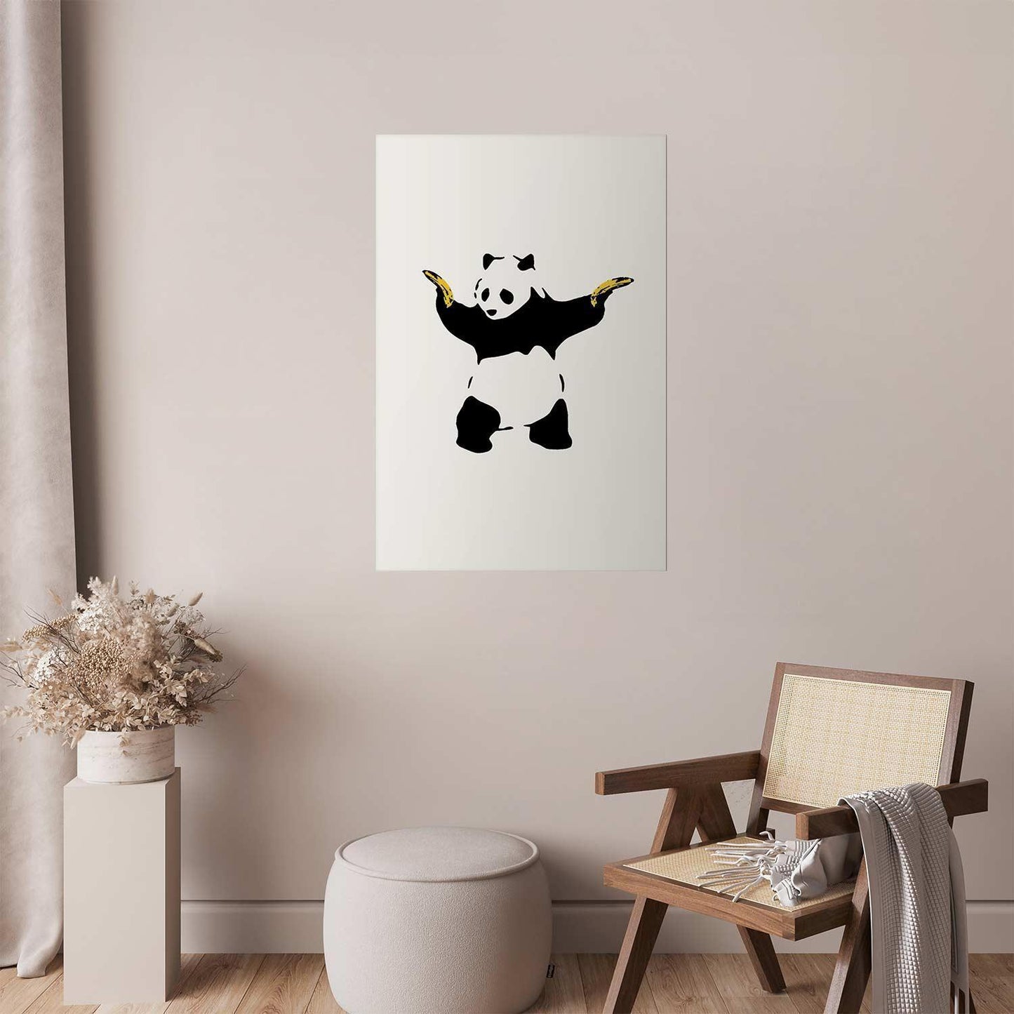 Poster - Panda with Guns Artgeist