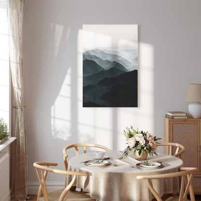 Leinwandbild - Parallel Ridges (1 Part) Vertical