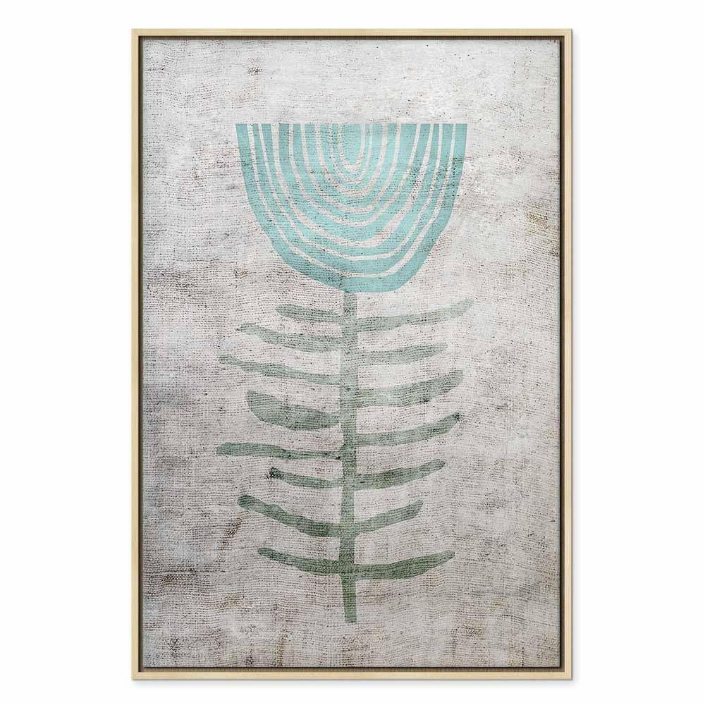 Leinwandbild - Blue Lily (1 Part) Vertical