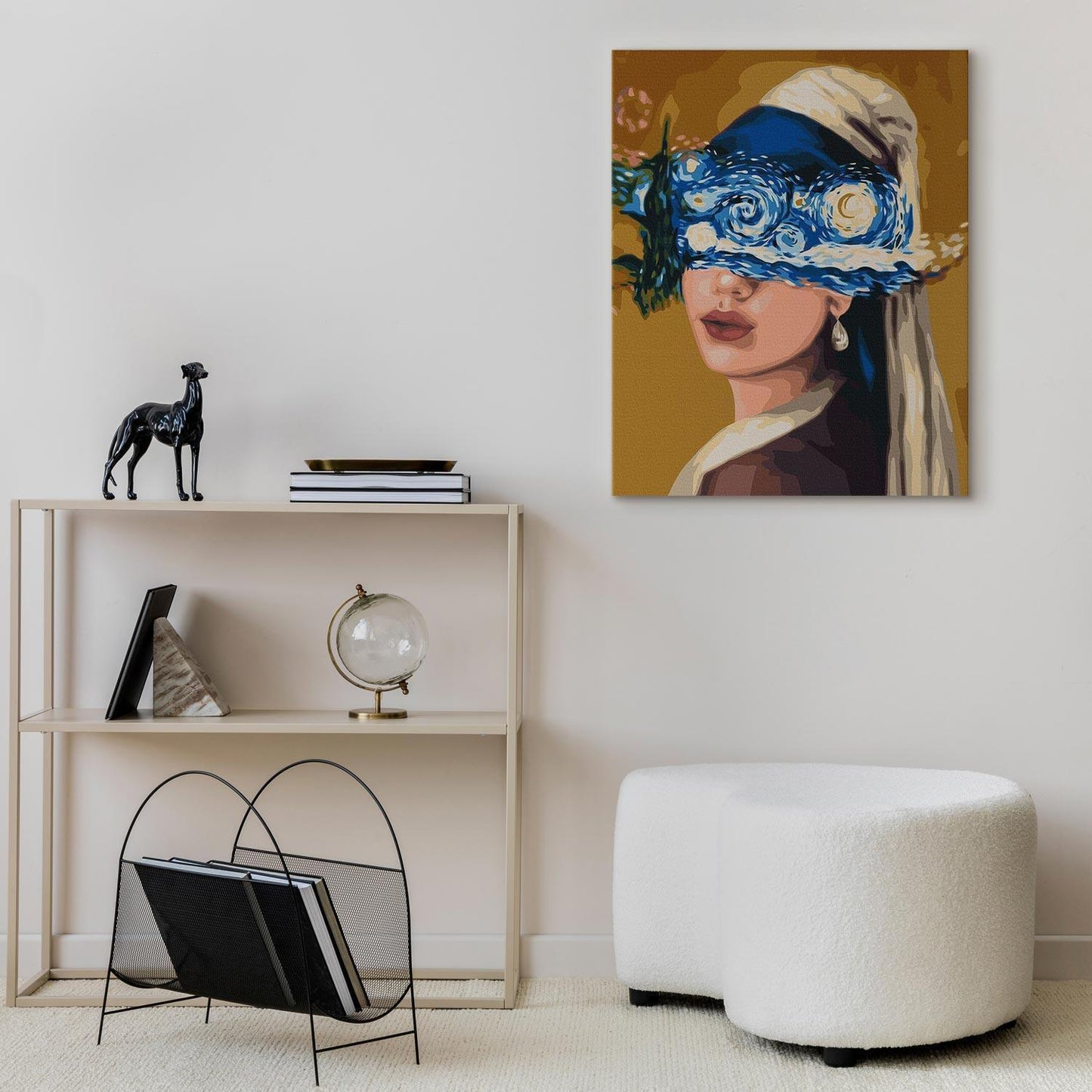 Malen nach Zahlen - Starry night catches the eye