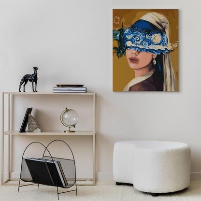 Malen nach Zahlen - Starry night catches the eye