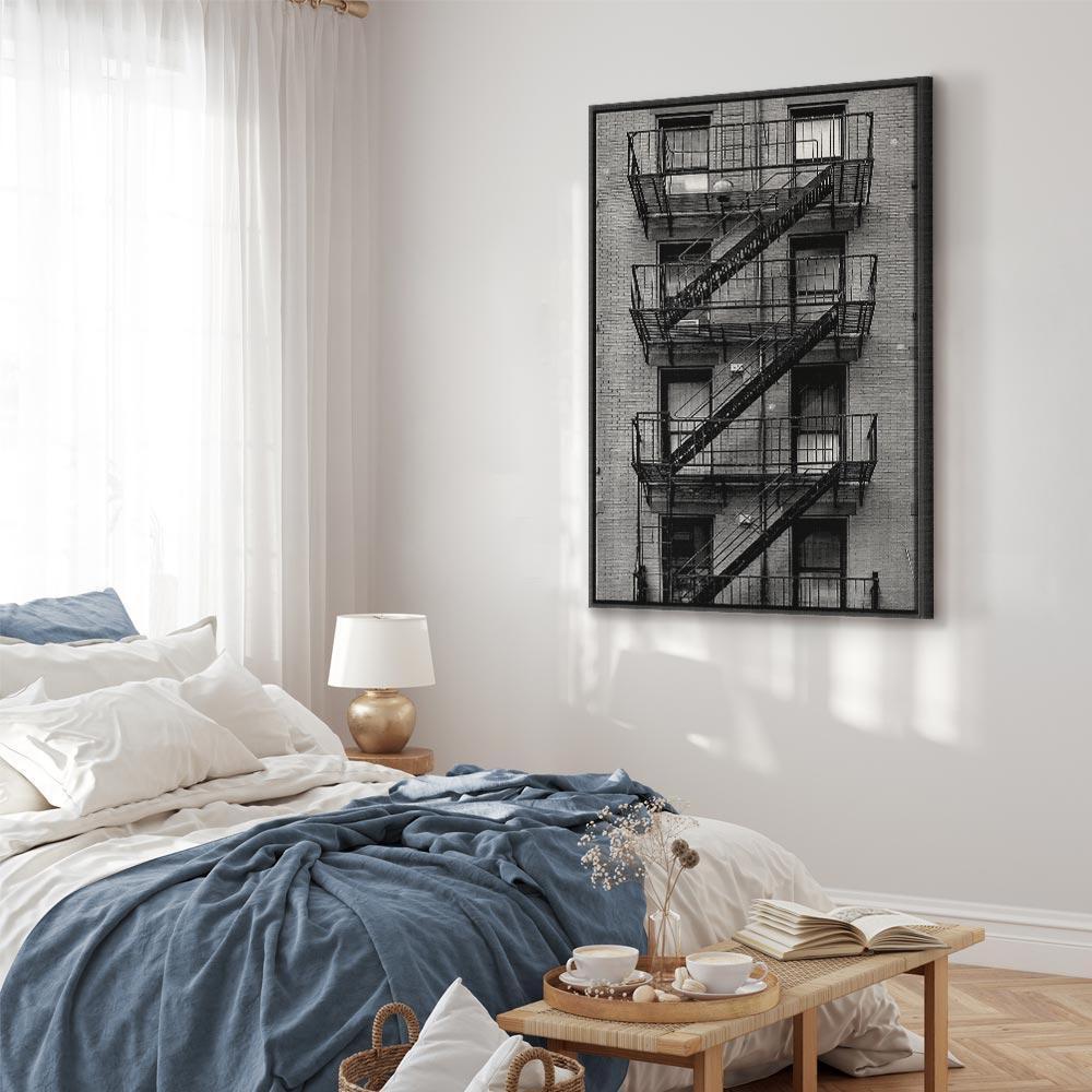 Leinwandbild - Emergency Exit (1 Part) Vertical