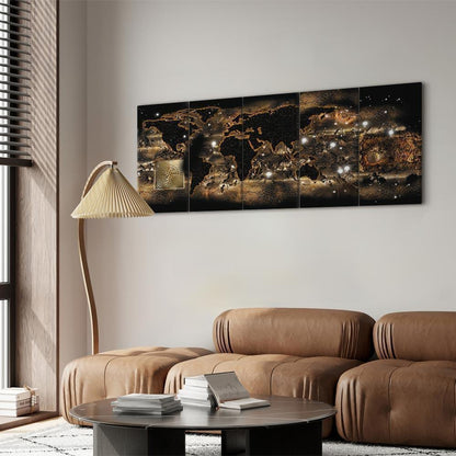 Leinwandbild - World at Night