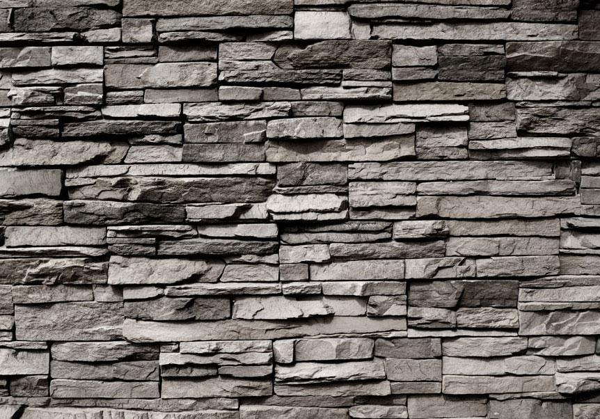 Fototapete Granit-Bastion – Steinoptik in moderner Eleganz Sawelt