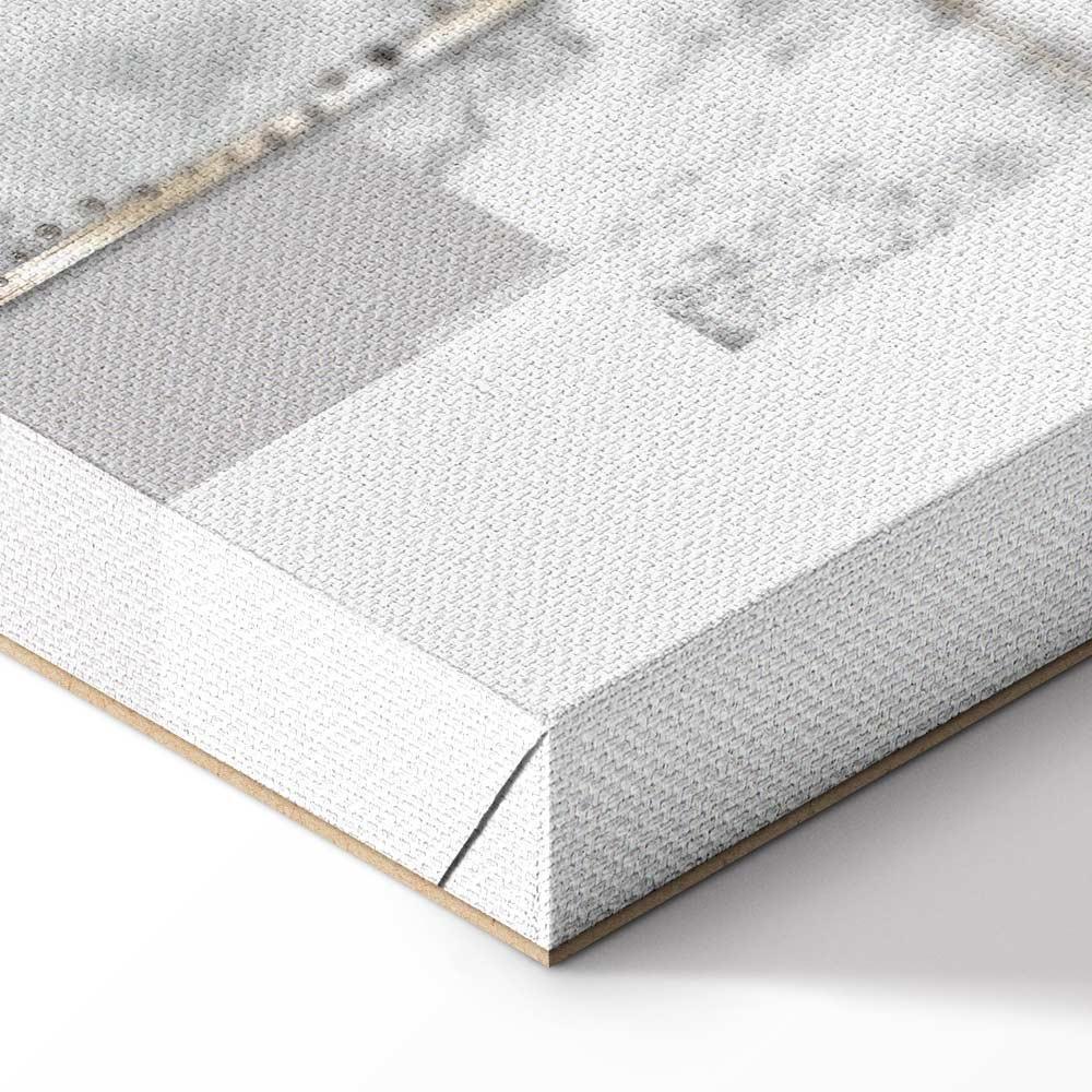 Leinwandbild - Silver Tree (1 Part) Vertical