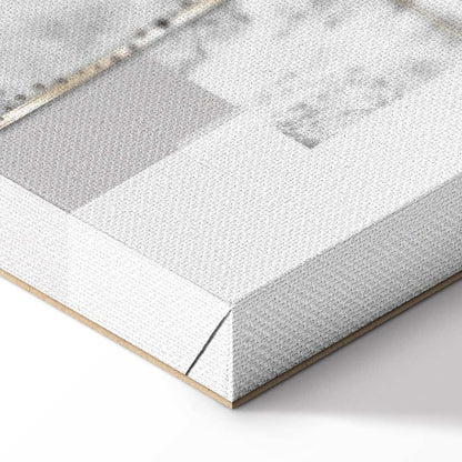 Leinwandbild - Silver Tree (1 Part) Vertical