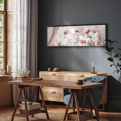 Leinwandbild - Magnolia Reflection (1 Part) Narrow