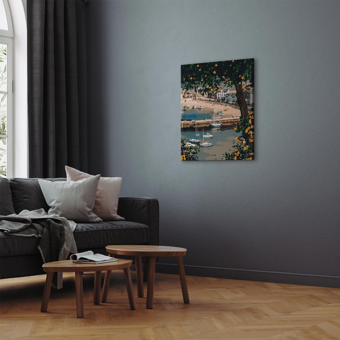 Malen nach Zahlen - Picturesque bay