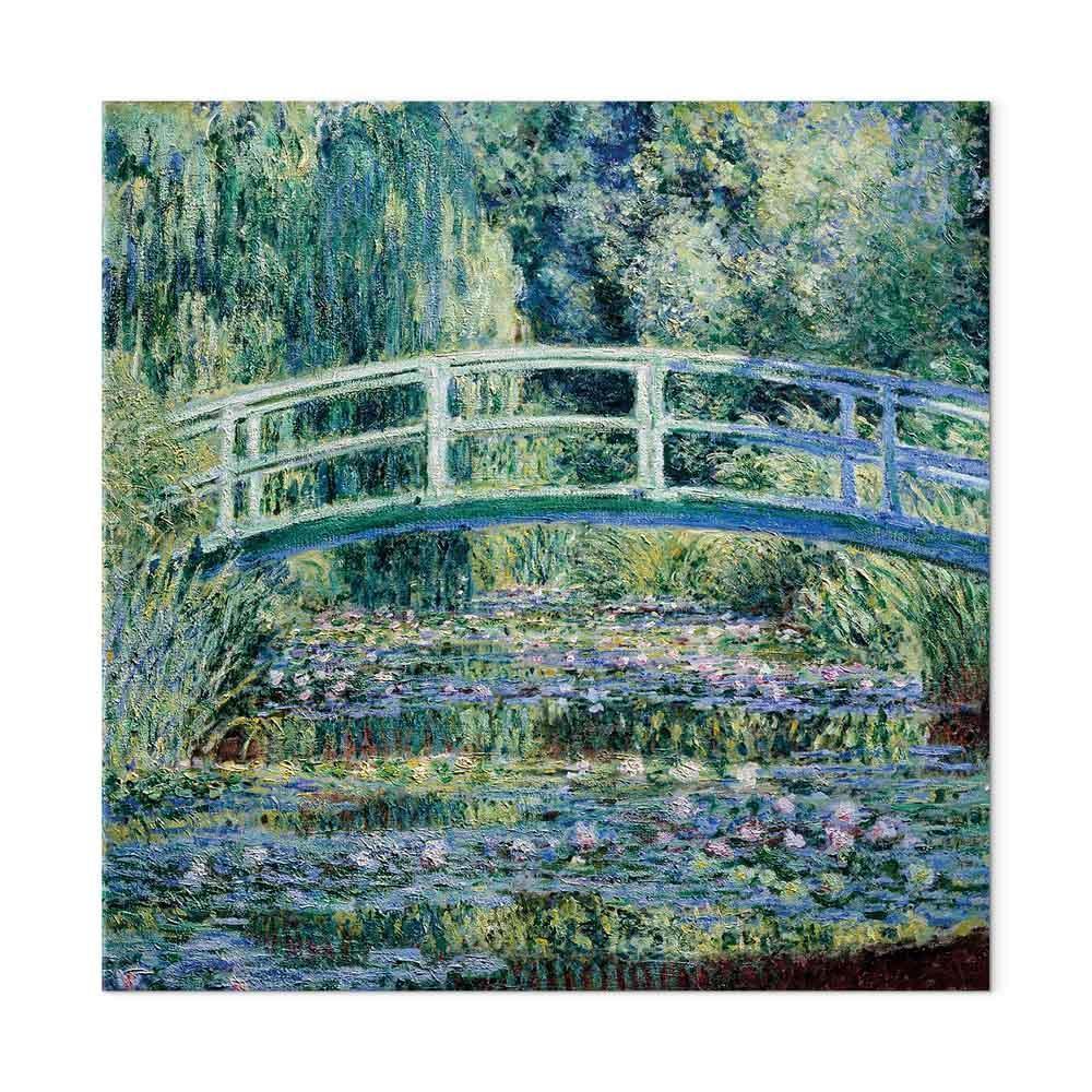 Leinwandbild - Claude Monet – Footbridge in Giverny