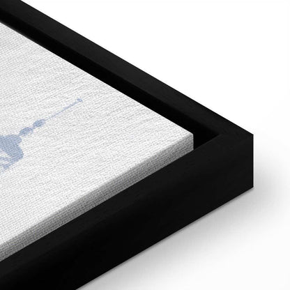 Leinwandbild - Paris in Watercolours (1 Part) Vertical