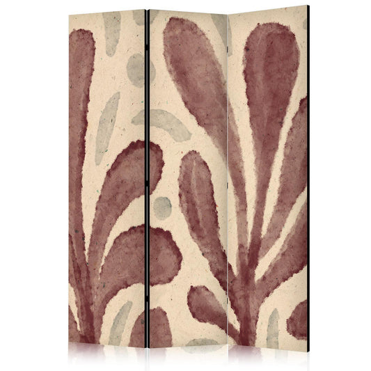 Paravent - Waving Leaves - Irregular Plant Shapes in the Style of Matisse Artgeist