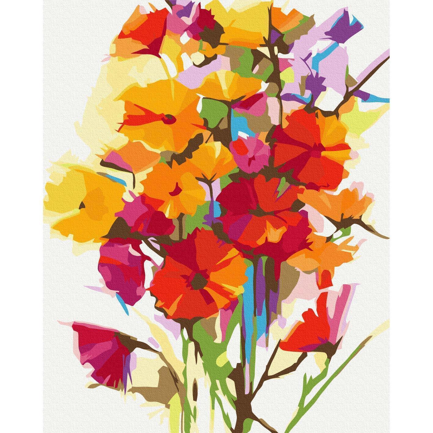 Malen nach Zahlen - Summer Flowers
