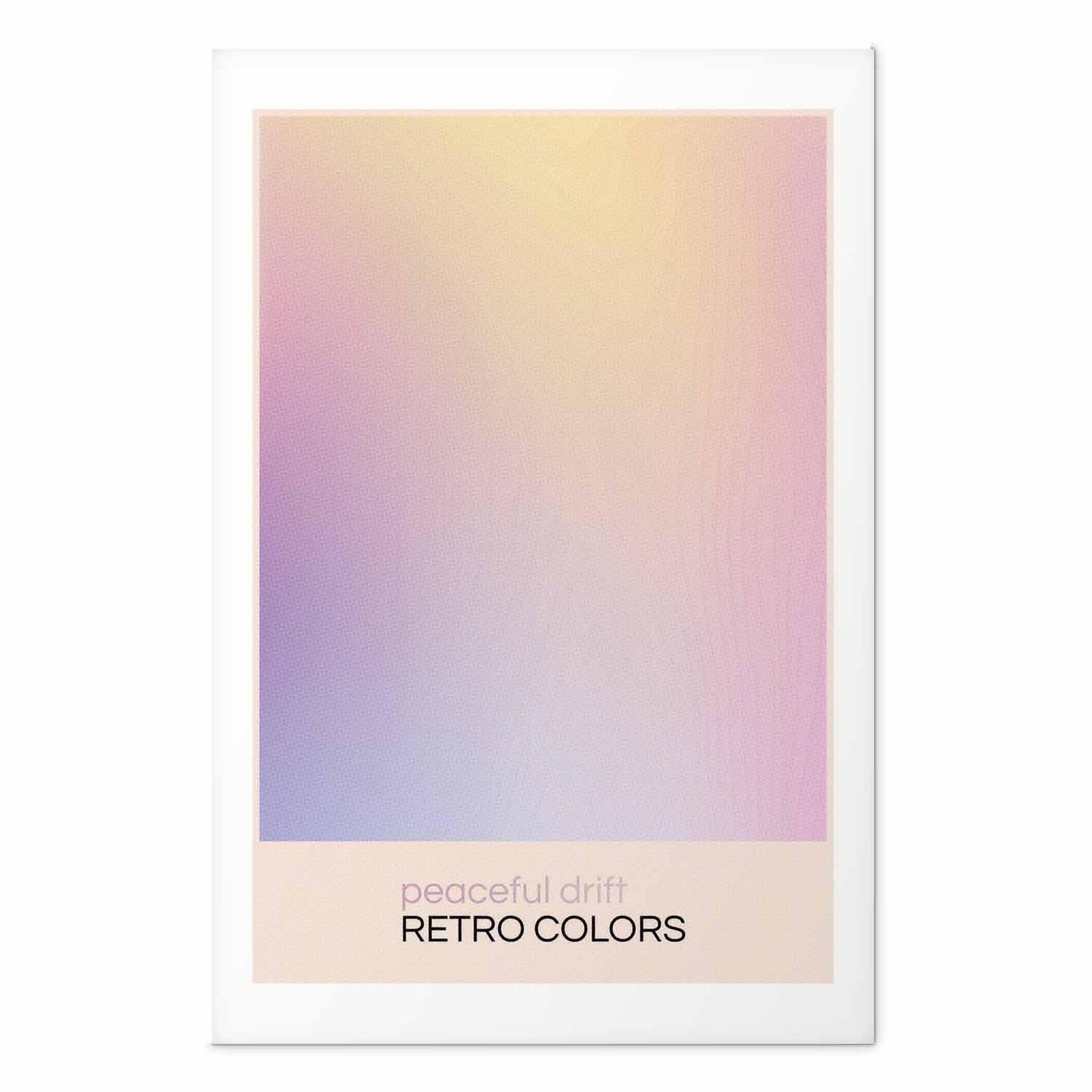 Poster - Peaceful Drift - Delicate Pastel Shades Creating a Harmonious Whole