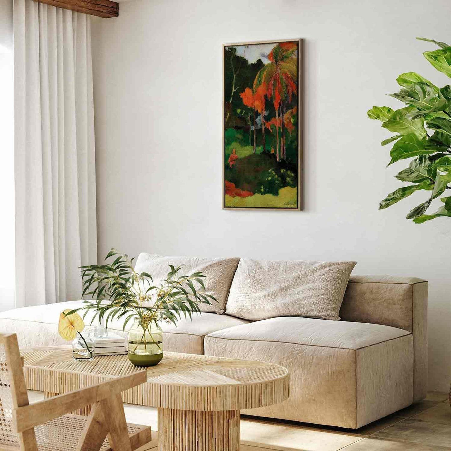 Leinwandbild - Paul Gauguin – Mahana maa I