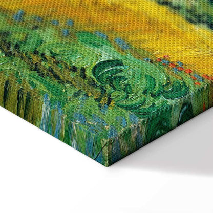 Leinwandbild - Vincent Van Gogh – Wheat Field with Cypresses