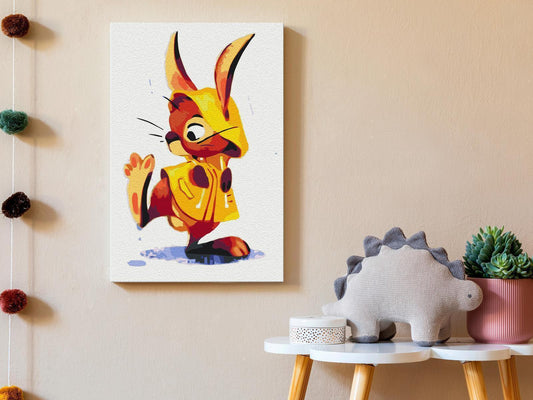 Malen nach Zahlen - Bunny in the Rain