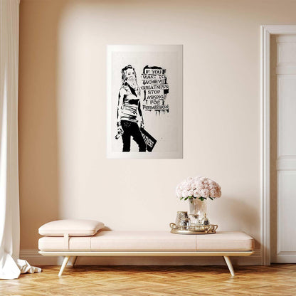 Poster - Girl with Graffiti Artgeist