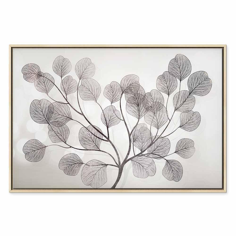 Leinwandbild - Leaves in the Wind (1 Part) Wide