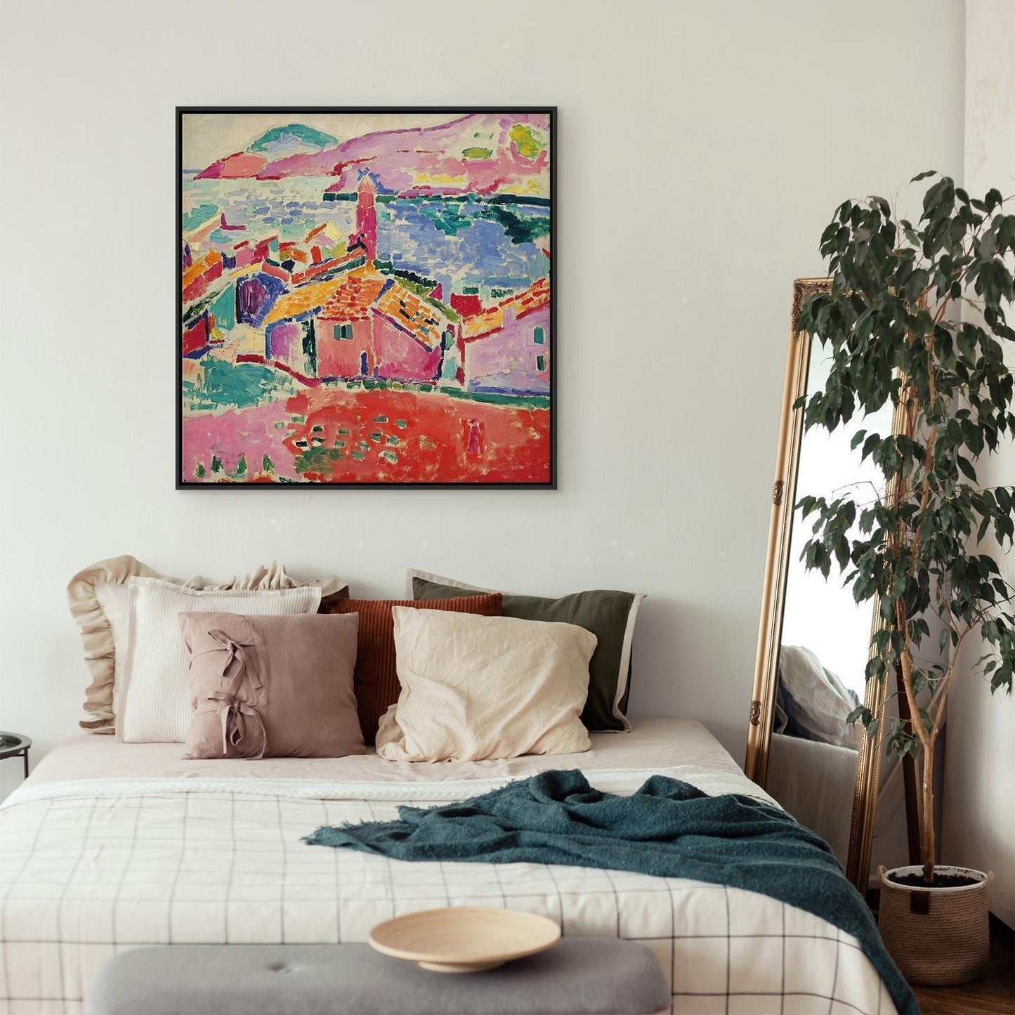 Leinwandbild - Henri Matisse – View of Collioure