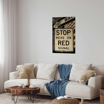 Poster - Road Signs Artgeist