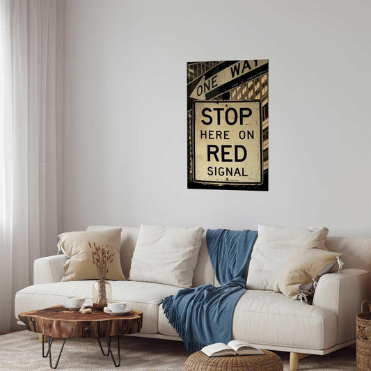 Poster - Road Signs Artgeist