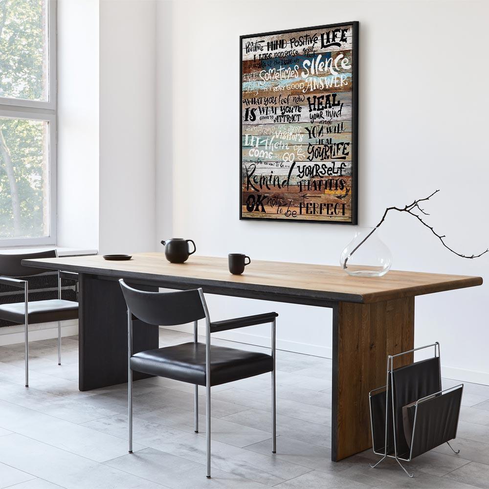 Leinwandbild - Positive Affirmations