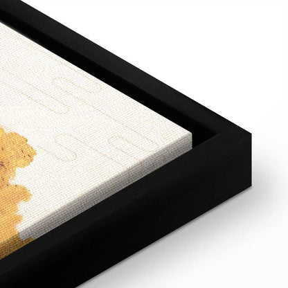 Leinwandbild - Golden Mountains (1 Part) Wide