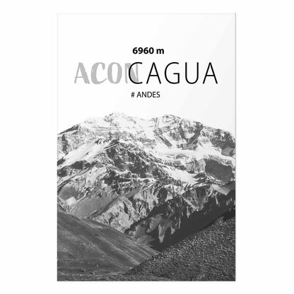 Poster - The majestic peak of Aconcagua mountain crown mountain landscape