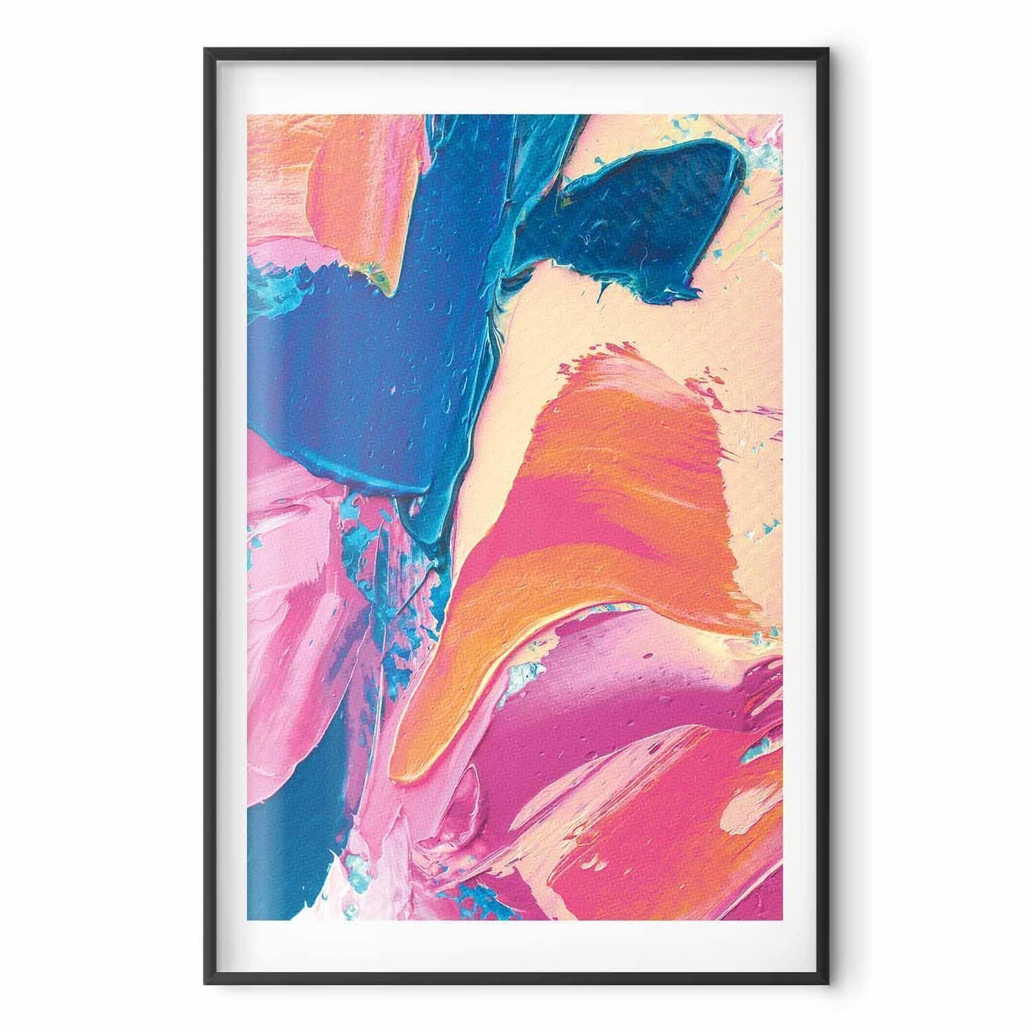 Poster - Colorful Expression - strong contrasts in an energetic composition